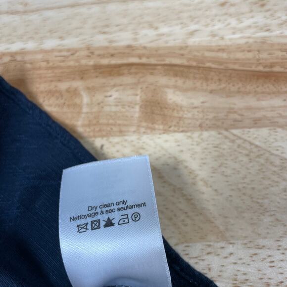 Veronica Beard NWT Belinda One Shoulder Jacquard Top Color Ink Blue Size 4 - Picture 10 of 10